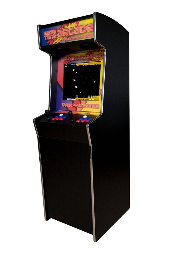 Game Time Pc Stand Up Arcade Cabinet Etsy