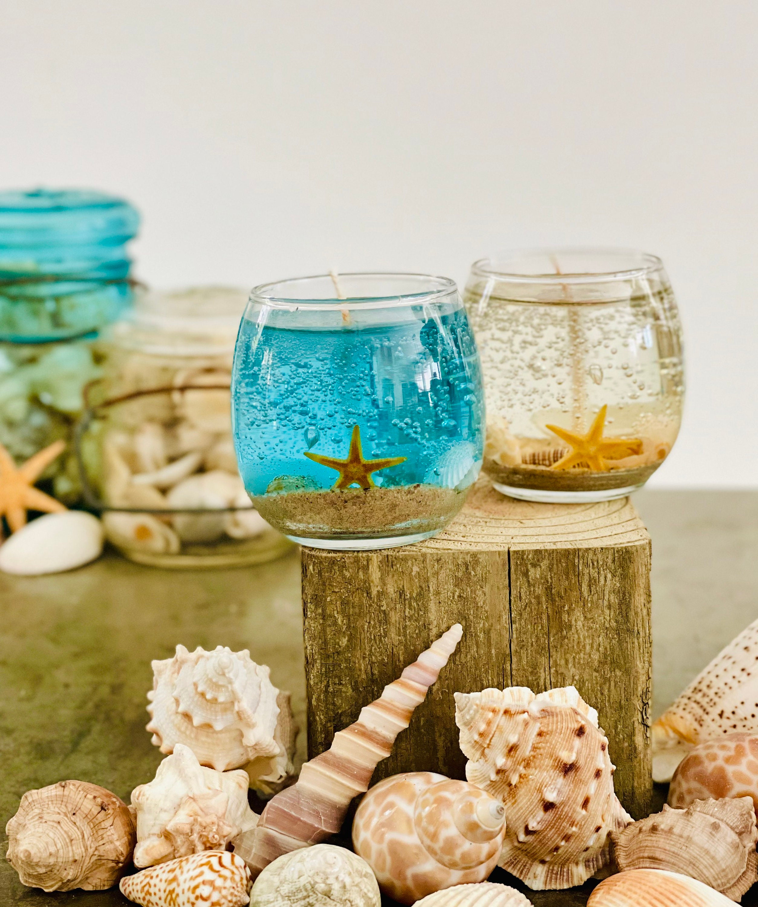 Ocean Gel Candle Etsy