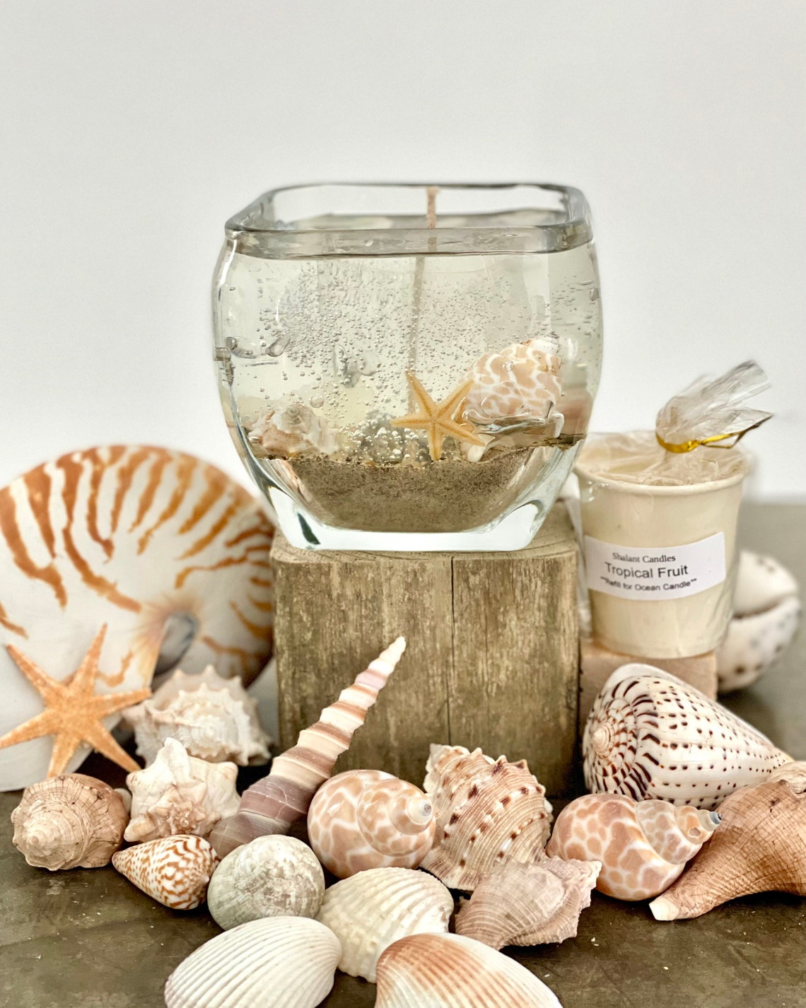 Ocean Gel Candle Etsy