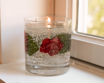 Romantic Rose Gel Candle