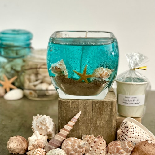 Ocean Gel Candle Etsy