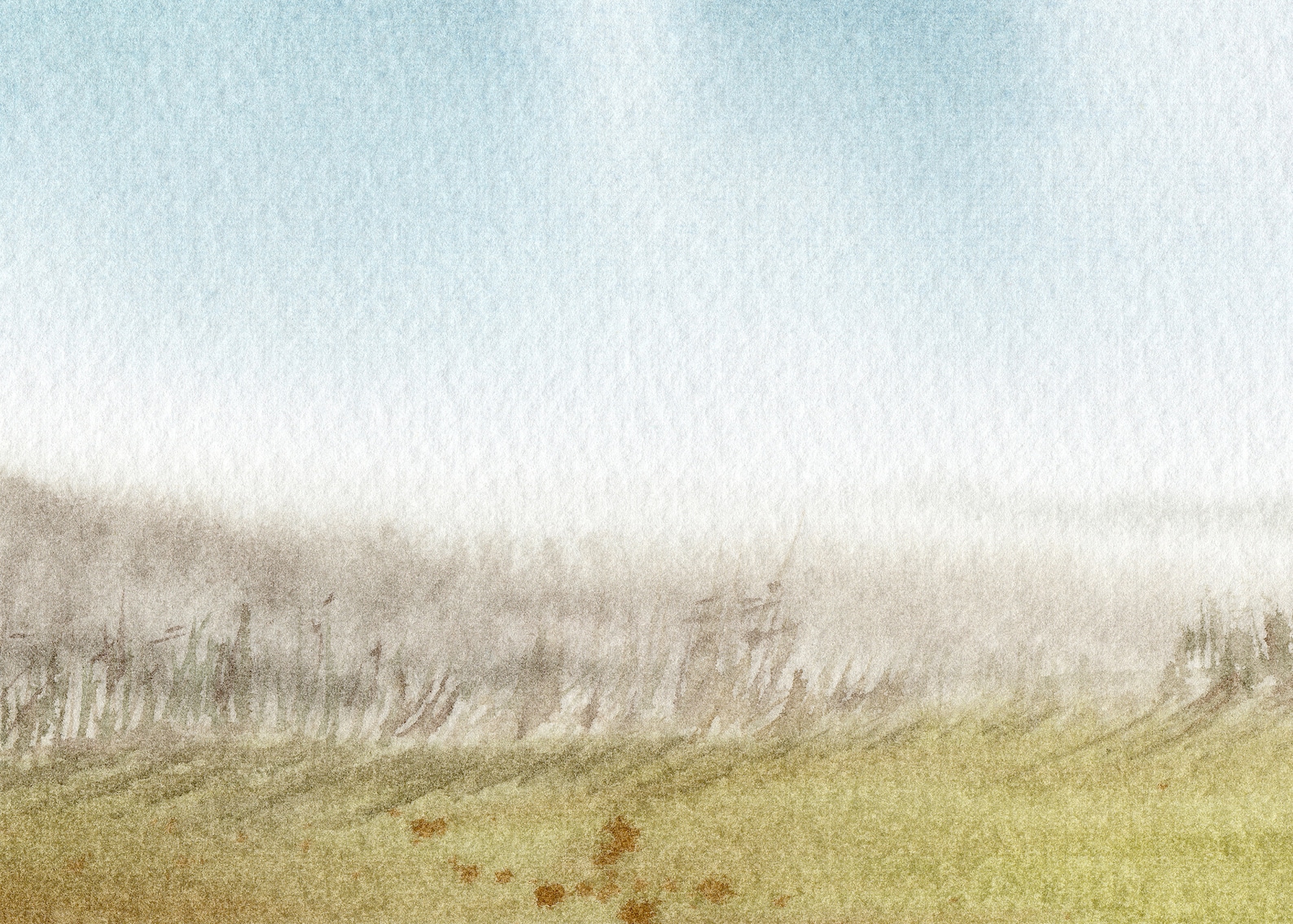 Abstract Watercolor Landscape Printable Art Watercolor Sky | Etsy