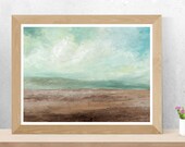 Abstract Autumn Vintage landscape Printable Art, Acrylic Landscape wall art, Modern printable painting, Living room wall art, Pastel Colors