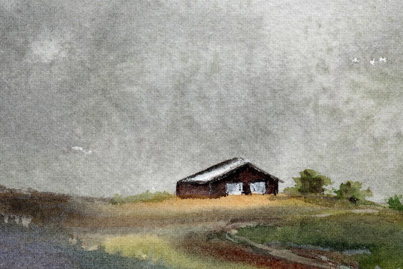 Modern Farmhouse Abstract Printable Wall Art Watercolor Etsy