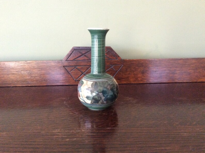 Vintage Jersey Pottery Minature Vase Etsy