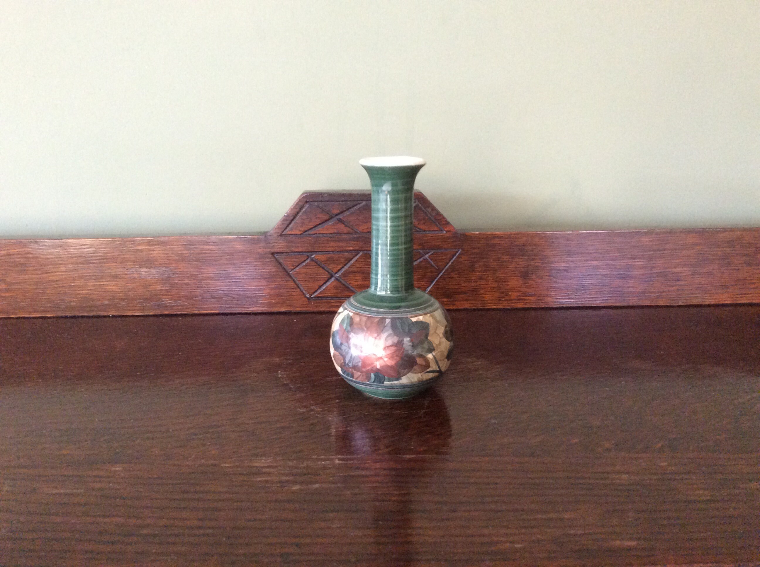 Vintage Jersey Pottery Minature Vase Etsy