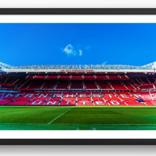 Old Trafford, Manchester, United, Football, Landscape, Photography, Utd, England, Colour, Fine Art, Photo, Print, Canvas, Jigsaw