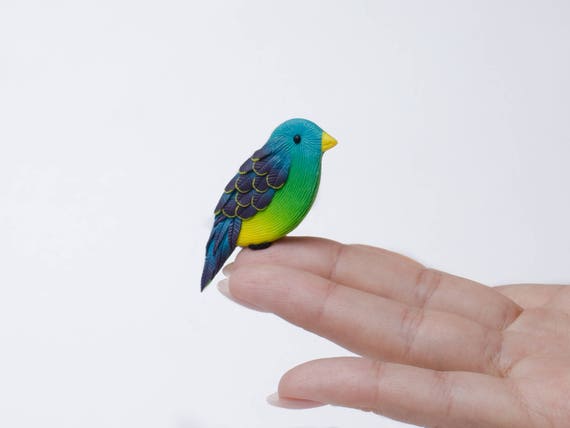 blue bird pin