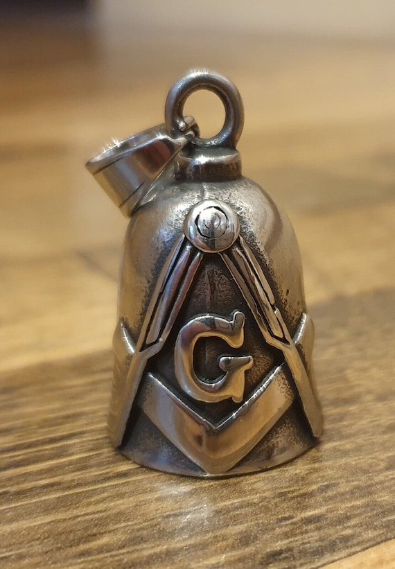 Freemason Masonic Mason Guardian Gremlin Bell, Motorcycle Biker Evil  Spirits UK 