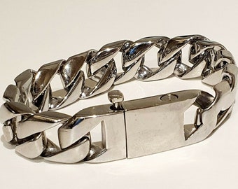 Bracelet jonc épais en argent pour homme, urne funéraire, cendres, bijoux funéraires