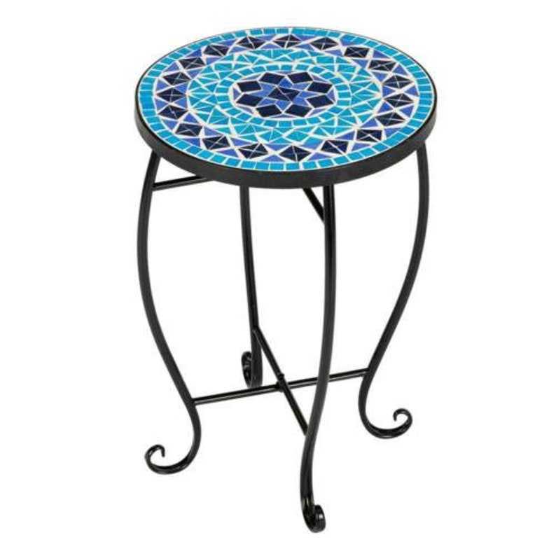 Round Mosaic Table/chairs/bistro Set Dining Garden Folding Etsy UK