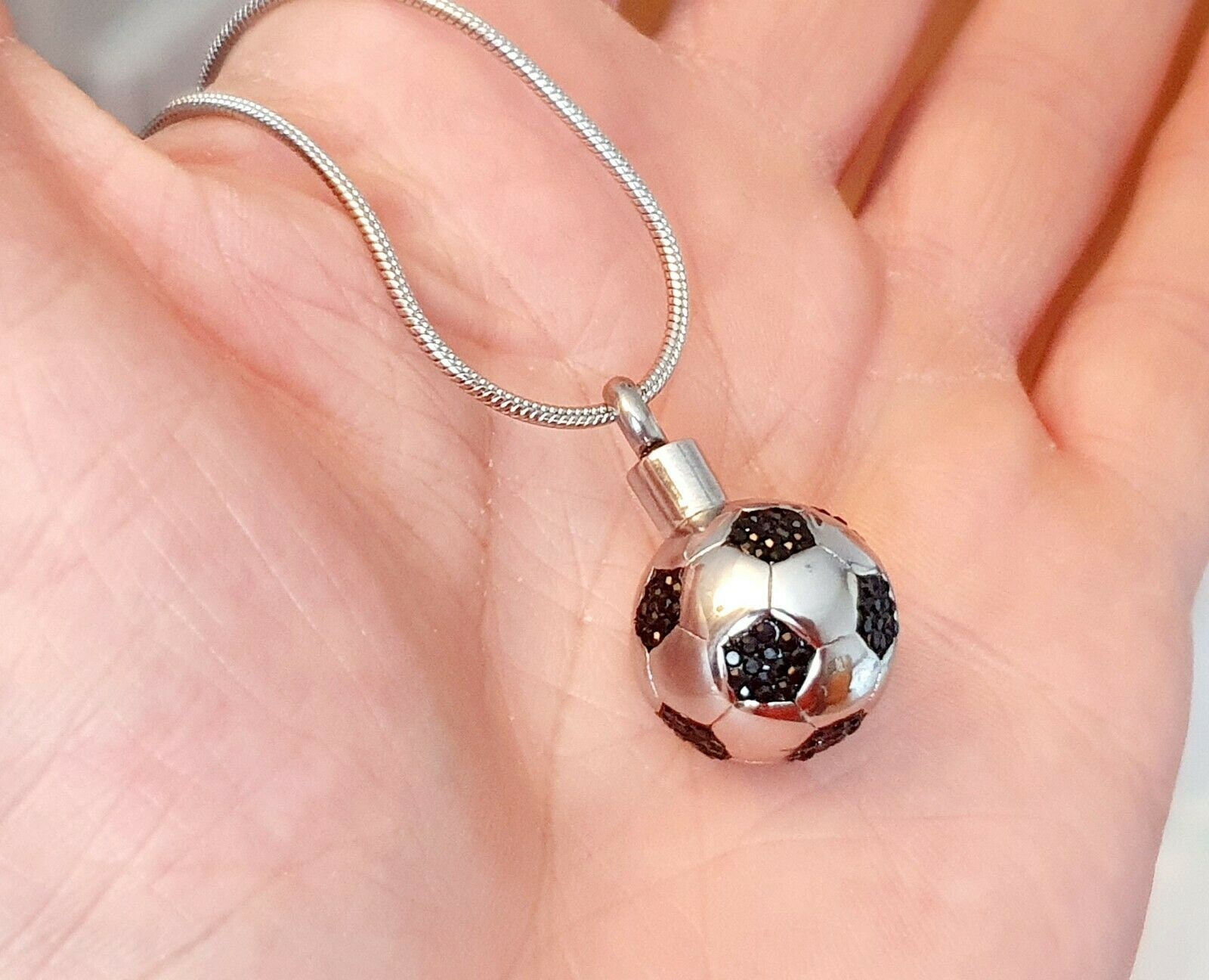 Mens Soccer Necklace Etsy UK
