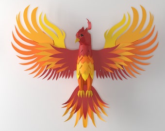 Pheonix papercraft DIY