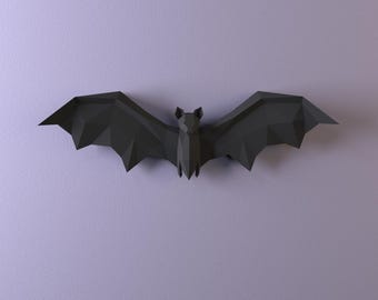 Bat papercraft | PDF,SVG | Wall Decor | Printable Template