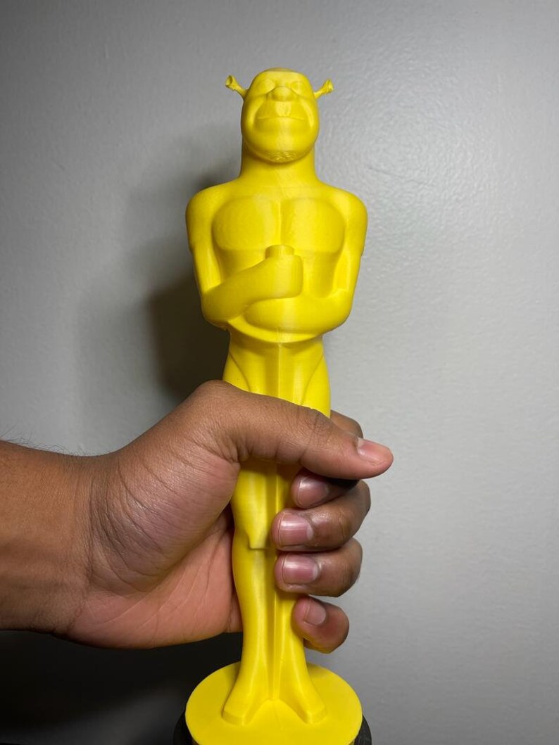 Shreck Arm Oscar Shrek Statuette - Etsy