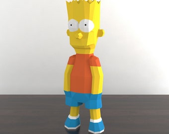 Bart Simpson papercraft