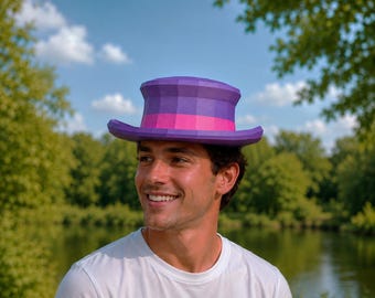 Hat Papercraft DIY | PDF, SVG | Printable template | Cricut
