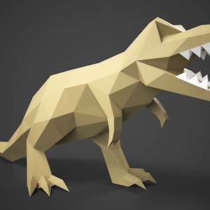 Tyrannosaur papercraft diy