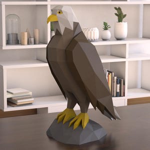Aquila fai da te in carta
