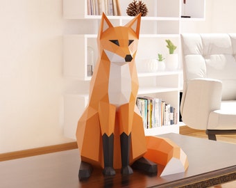 Fuchs DIY Papierbasteln
