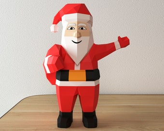 Santa Claus papercraft diy