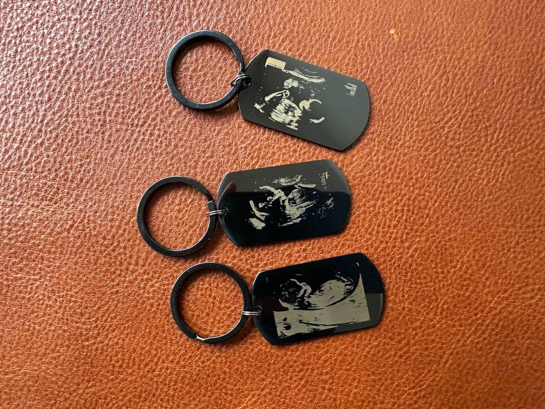 Personalized Ultrasound Photo Keychain: Expecting Parents Gift - Etsy
