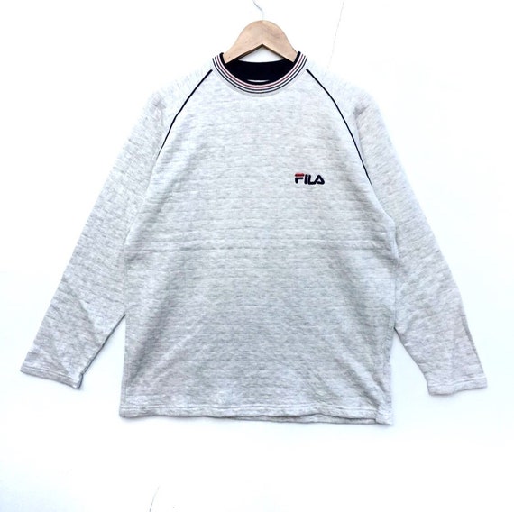 fila shirt silver