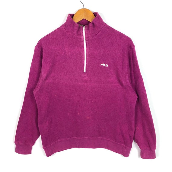 purple fila jumper