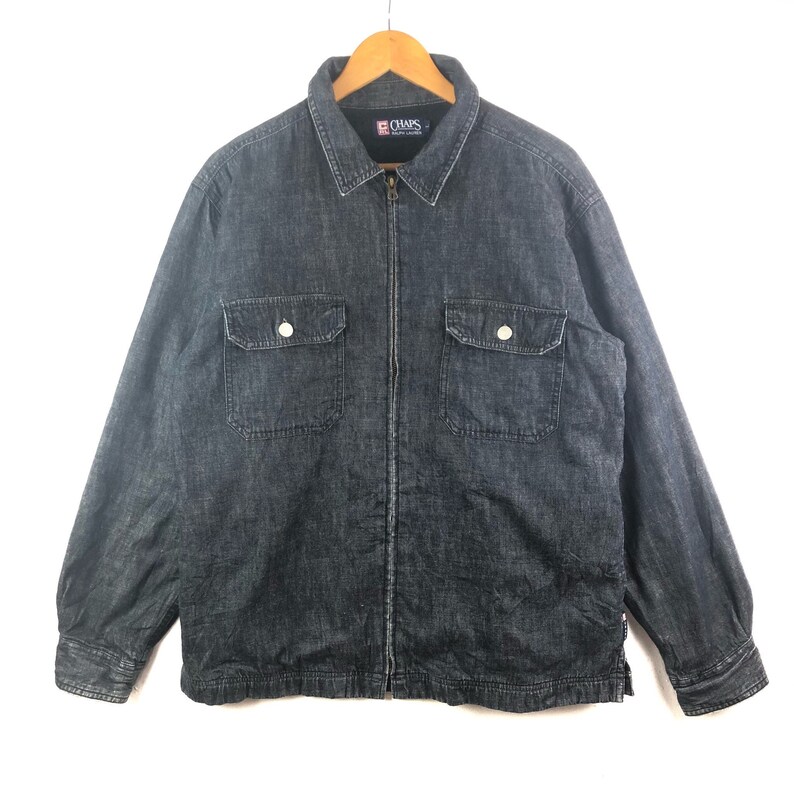 ralph lauren black denim jacket