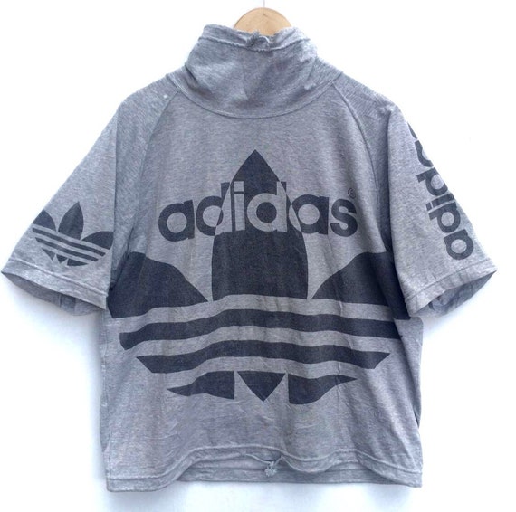 adidas hoodie with logo on sleeves