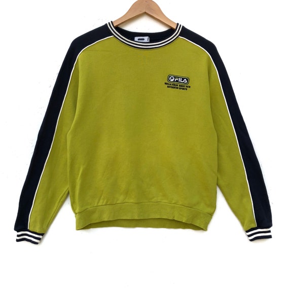 fila jumper yellow