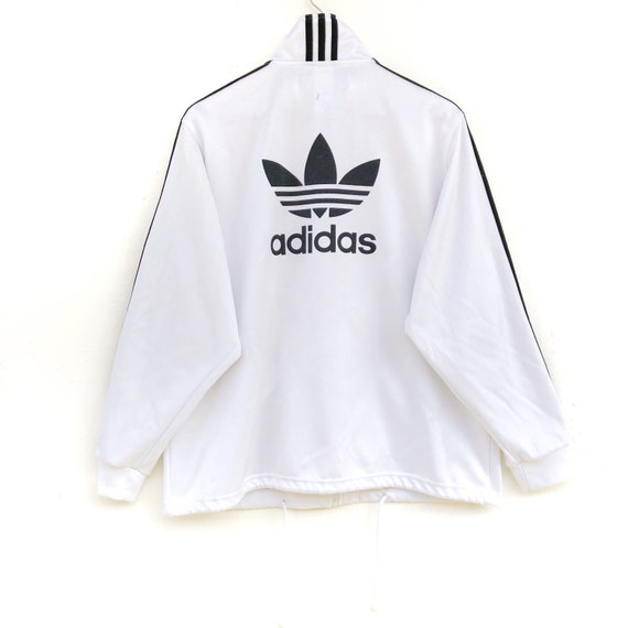 white adidas pullover