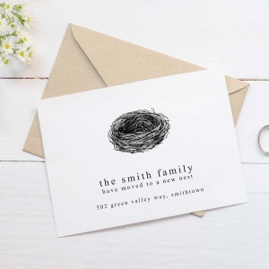 Moving Announcement Cards - Nest - Personalised