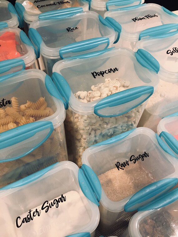 Kitchen Pantry Label Kitchen Container Decal Pantry Labels by Pixel