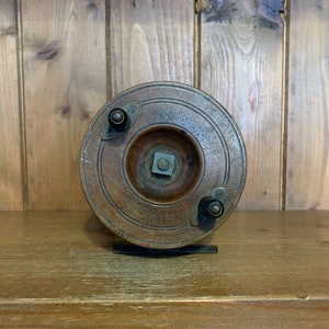Vintage Wooden Fishing Reel, Fishing Reel, Fishing