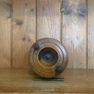 Vintage Wooden Fishing Reel, Fishing Reel, Fishing