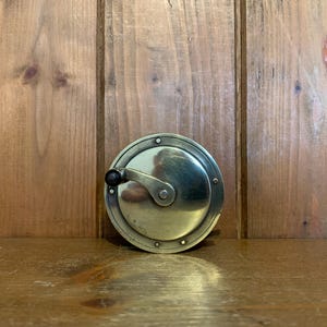 Vintage Brass Fishing Reel, Fishing Reel, fishing