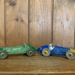 2 x coches de juguete Dinky Racing vintage, juguetes, coches de juguete