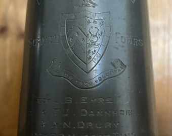 1909 Caius Boat Club Cambridge University Rowing Pewter Tankard Trophy