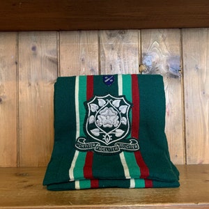 Vintage Wool Yorkshire Cricket Scarf, vintage scarf