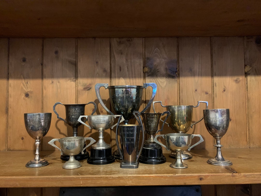10 X Vintage Silver Plate Trophies Trophy Trophies Sporting Etsy