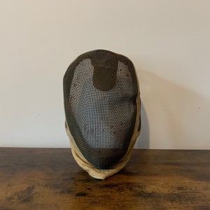 vintage Fencing Mask/Helmet, fencing, sporting goods, sports prop, fencing helmet, fencing mask