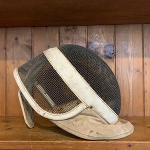 vintage Fencing Mask/Helmet, fencing, sporting goods, sports prop, fencing helmet, fencing mask