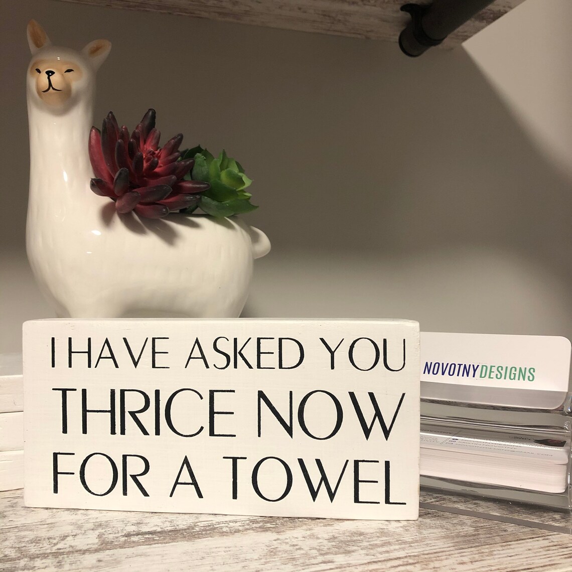 I Have Asked You Thrice Now for a Towel Schitts Creek | Etsy