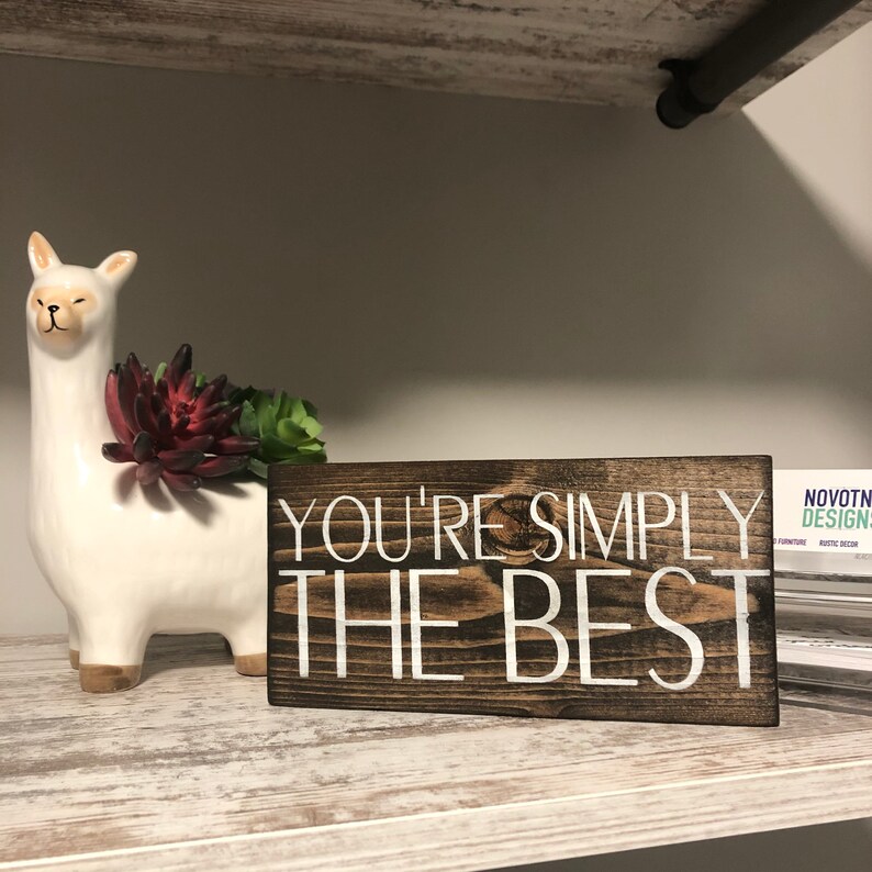 Youre Simply The Best Schitts Creek Wood Mini Sign Etsy Youre simply the best schitts creek wood mini sign etsy