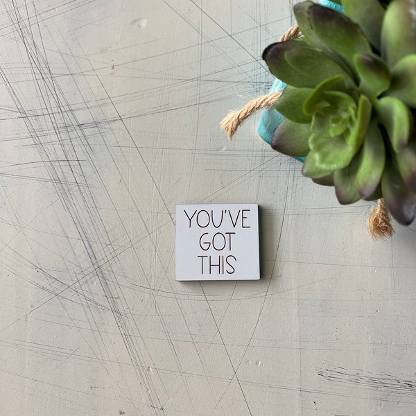 You’ve got this - encouraging wood magnet gift