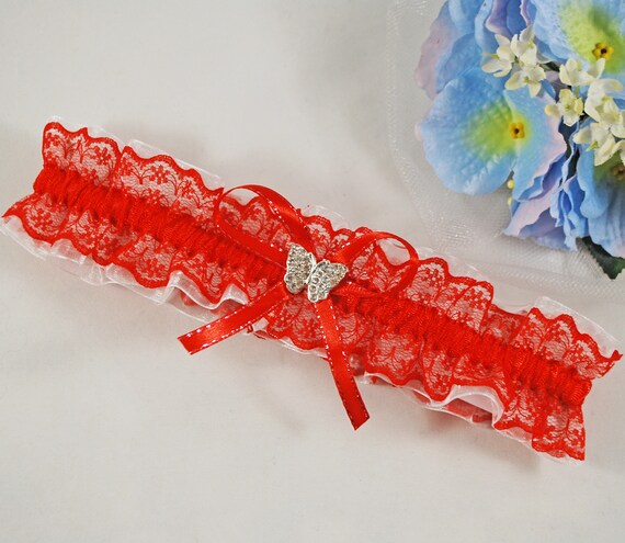 wedding lace around leg