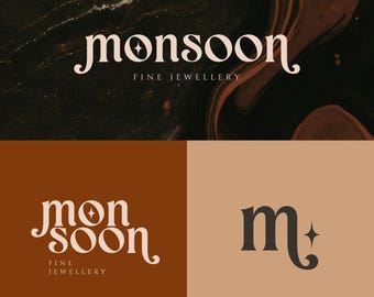 DISEÑO DE LOGOTIPO SEMIPERSONALIZADO / Logotipo prediseñado, paquete de marca, logotipo de moda, logotipo moderno, diseño de marca personalizado, identidad de marca, diseño de logotipo personalizado