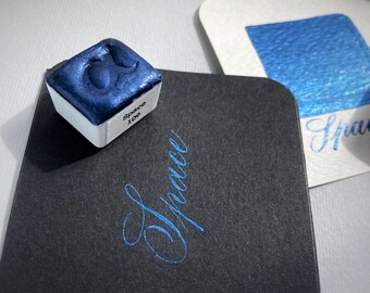 Handmade Shimmer Watercolor Paint: Calligraphy Ink, Artist Supplies