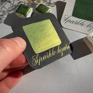 Handmade Shimmer Watercolor Paint: Calligraphy Ink, Artist Supplies